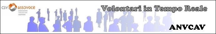 volontari in tempo reale anvcav