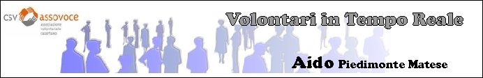 volontari in tempo reale aido PM