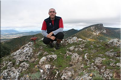 Santa Ana mendiaren gailurra 1.042 m. - 2009ko urriaren 24an