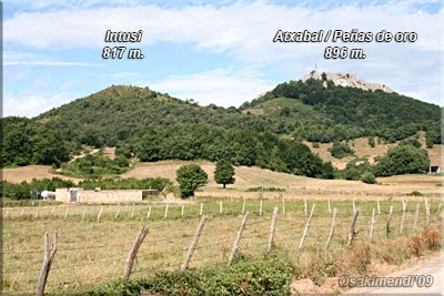 Atxabal (Peñas de Oro) desde Domaikia