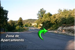 Pista al otro lado de la carretera