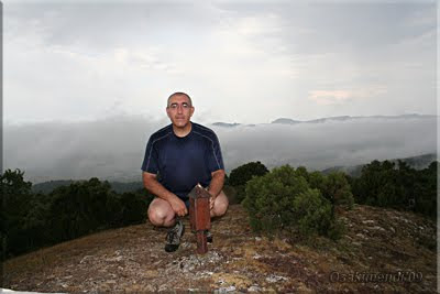 Olvedo mendiaren gailurra 930 m. - 2009ko abuztuaren 18an