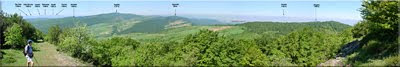 Panorámica desde la cresta