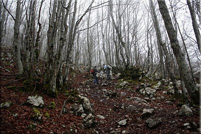 Prolongado ascenso por ''El Calvario''
