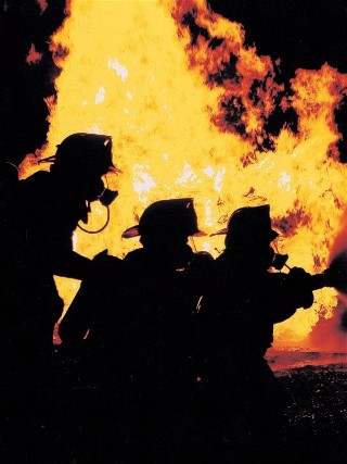 Firefighters In Action