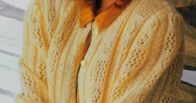 Kostenlose Strickmuster: Gelbe Jacke