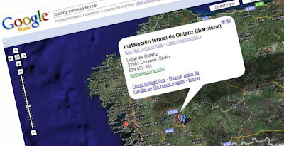 Termas de Outariz ya en Google Maps