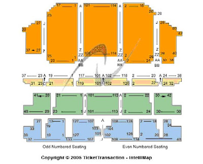 Golden Gate Theater Seating Chart