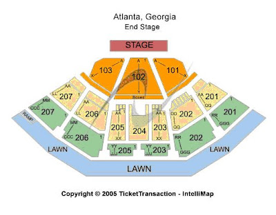 Verizon Amphitheater Alpharetta Seating Chart