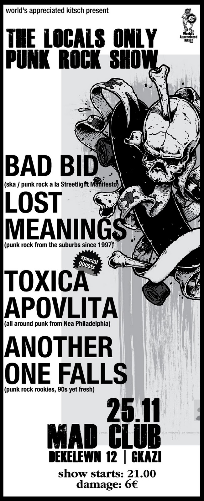 Take Your Shot Fanzine: The Locals Only Punk Rock Show - Thu 25 Nov 2010