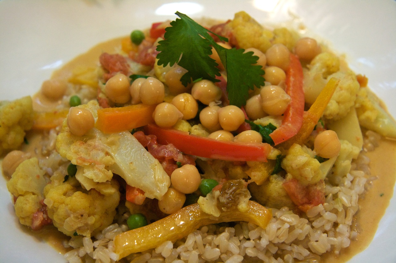 Vegetable Coconut Korma Feast of Joy