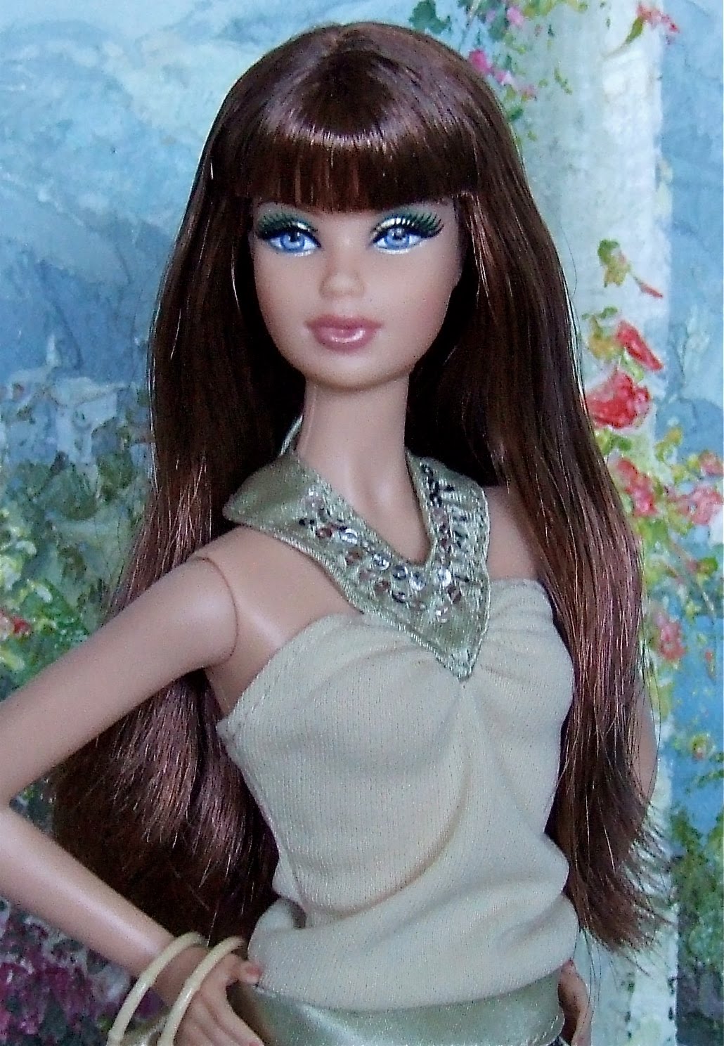 barbie with bangs