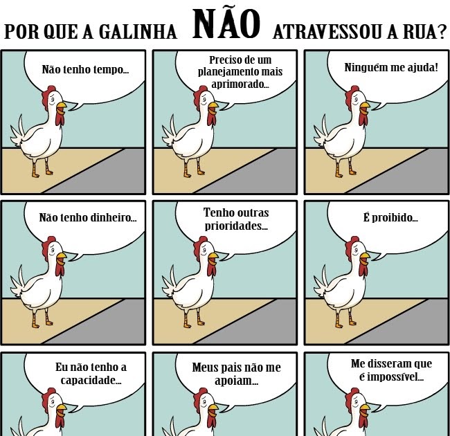 Por Que a Galinha Atravessou a Rua?