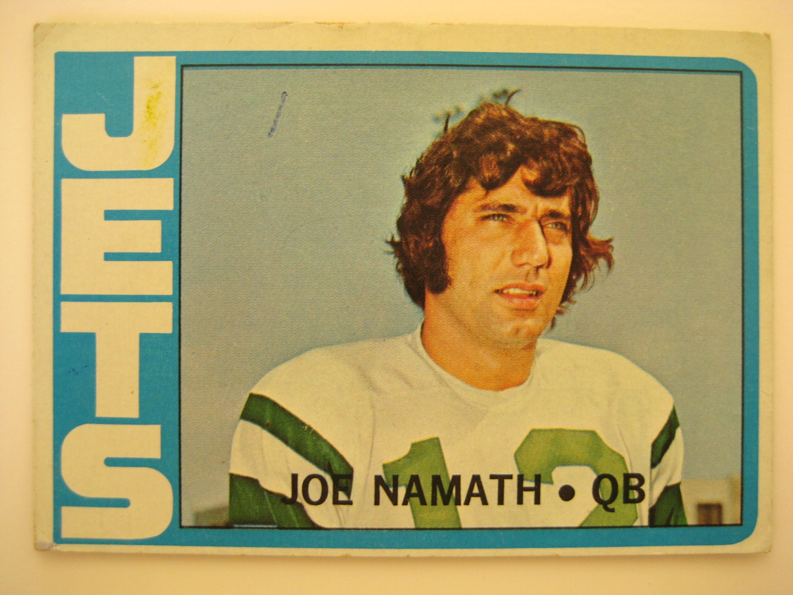 joe namaths 1972 nfl card