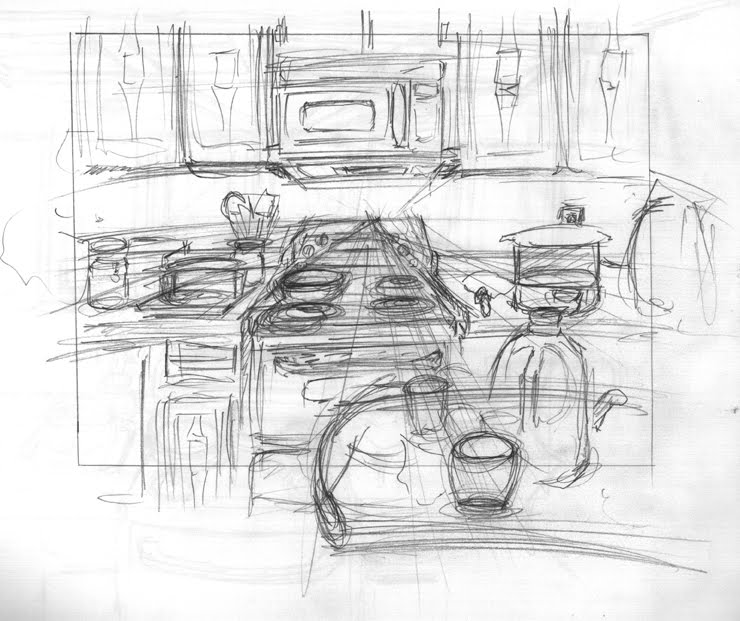 Perspective drawing homework picture