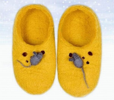 Pantufas engraçadas e criativas