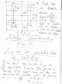 Recipes from Home and Abroad: some sudoku construction limits Recipes from Home and Abroad: some sudoku construction limits