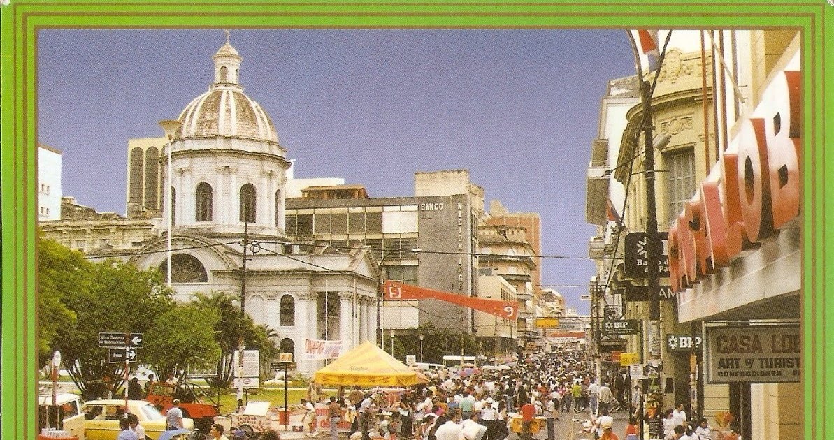 Postcard A La Carte Paraguay Capital Ascunsion
