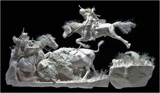 paper sculptures 05 Seni dari Bahan Kertas yang Menakjubkan