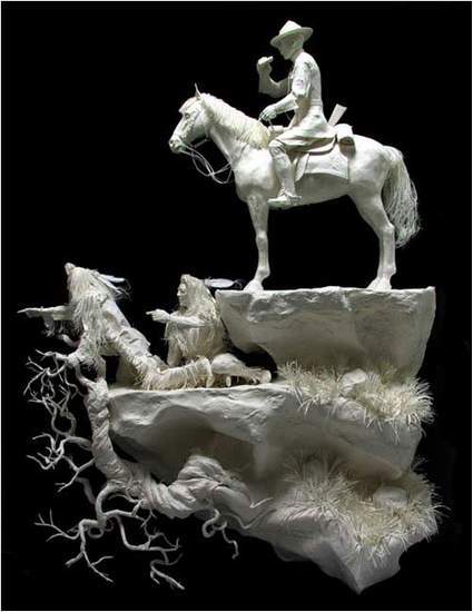 paper sculptures 15 Seni dari Bahan Kertas yang Menakjubkan