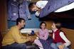 Sleeper compartment on Snow Train Sleeper compartment on Snow Train