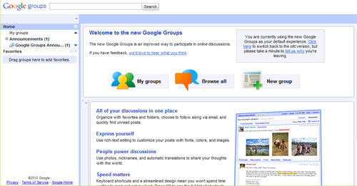 Google Groups Google Groups