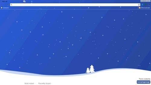 Easy Blue Christmas Google Chrome Theme Easy Blue Christmas Google Chrome Theme