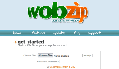 WobZIP Screenshot