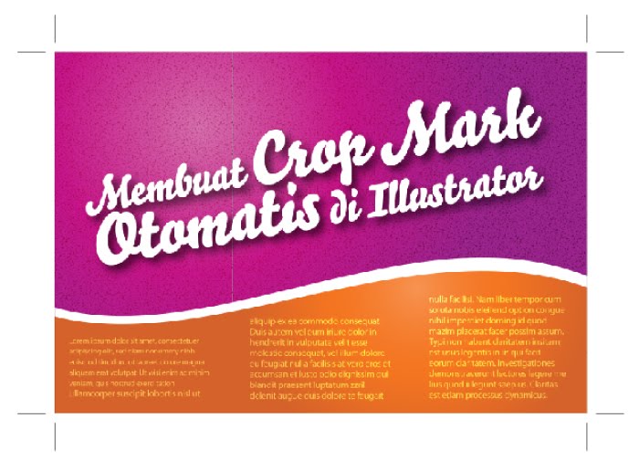 Membuat Crop Marks (Tanda Potong) Otomatis di Illustrator