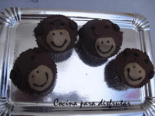 CUPCAKES ANIMALES DE LA SELVA