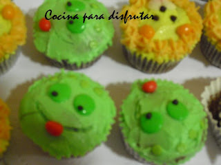 CUPCAKES ANIMALES DE LA SELVA
