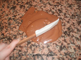 receta PIRULETAS DE CHOCOLATE