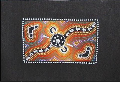 aboriginal art,  aboriginal dot painting