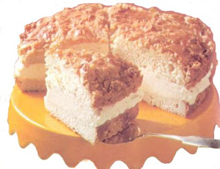 Миндальный пирог с кремом
