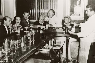 Ernest Hemingway drinking