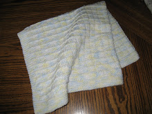 My first knitted baby blanket...