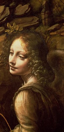Angel, "The Virgin of the Rocks" (London), By Leonardo da Vinci