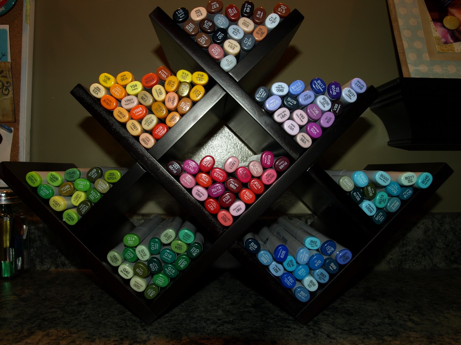 CRAFTY STORAGE Kimberly's creative space