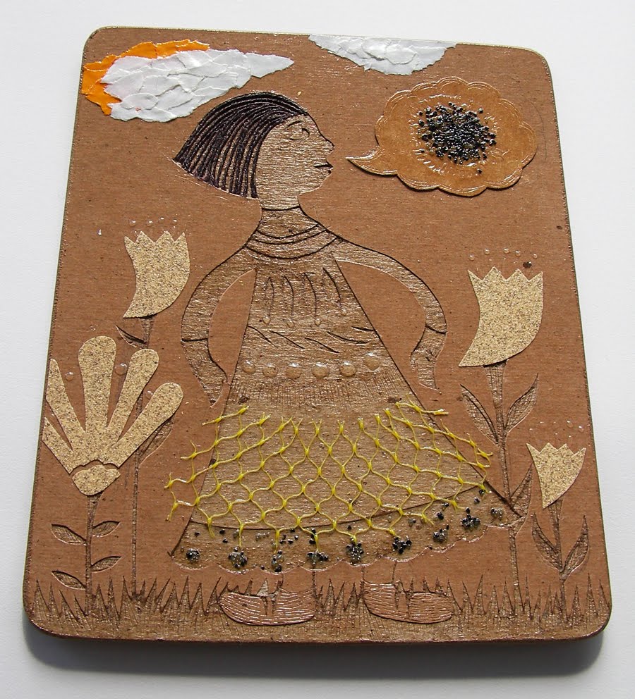 Collograph Printing Process