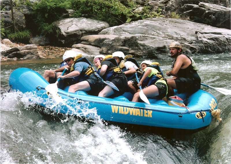 Whitewater rafting essay image