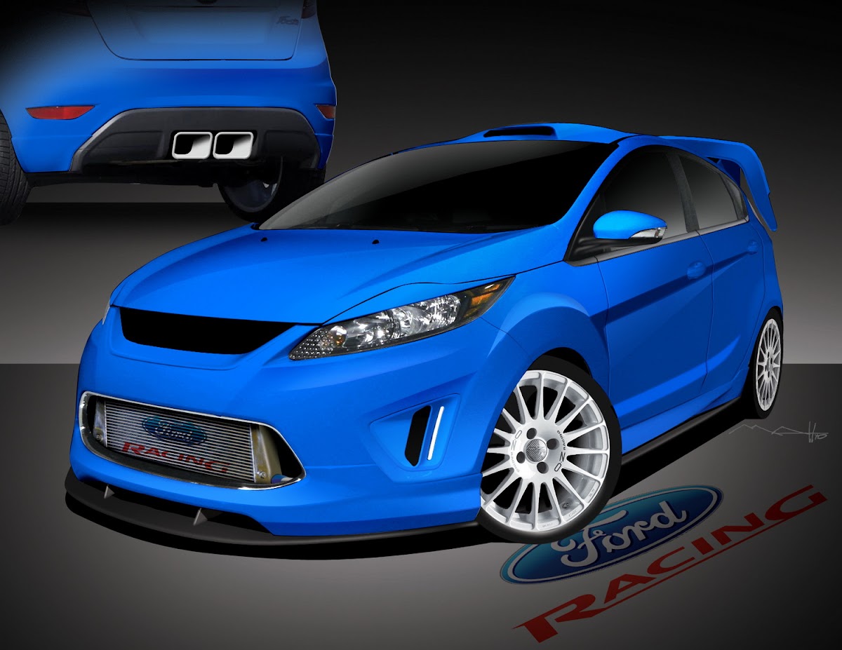 2010 SEMA Ford Fiestas