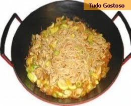 Receita de Macarrão de verão