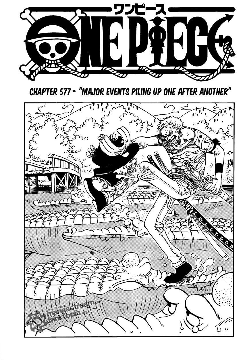 Mayor Event Piling Up One After Another| Read One Piece 577 Online | 00 - Press F5 to reload this image