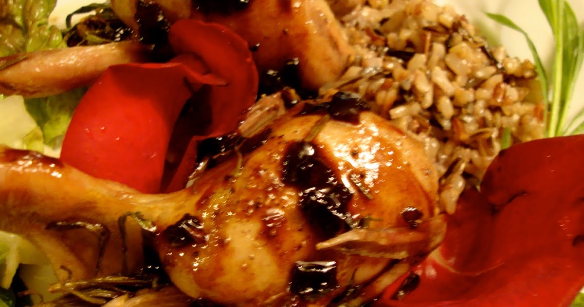 TAYLOR'S TABLE Smoked Quail with Rose Glaze, Glutenfree