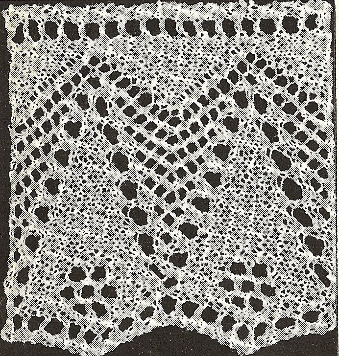 Little Grey Bungalow: Knitting - Lace Edging from 1950