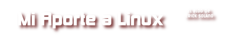 Mi Aporte a Linux