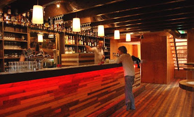Beautiful Parquet Cafe Design