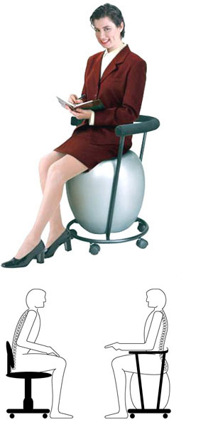 Ergonomic Ball Chairs Very Beneficial for Your Health | BALL CHAIRS