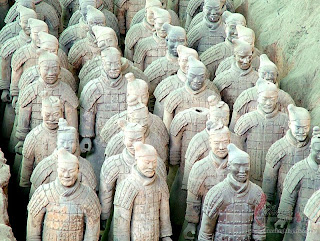 Where are the terracotta warriors located
