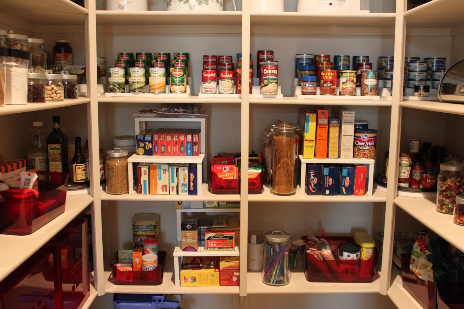 Kitchen storage cabinet with doors Healthy Stocked Pantry